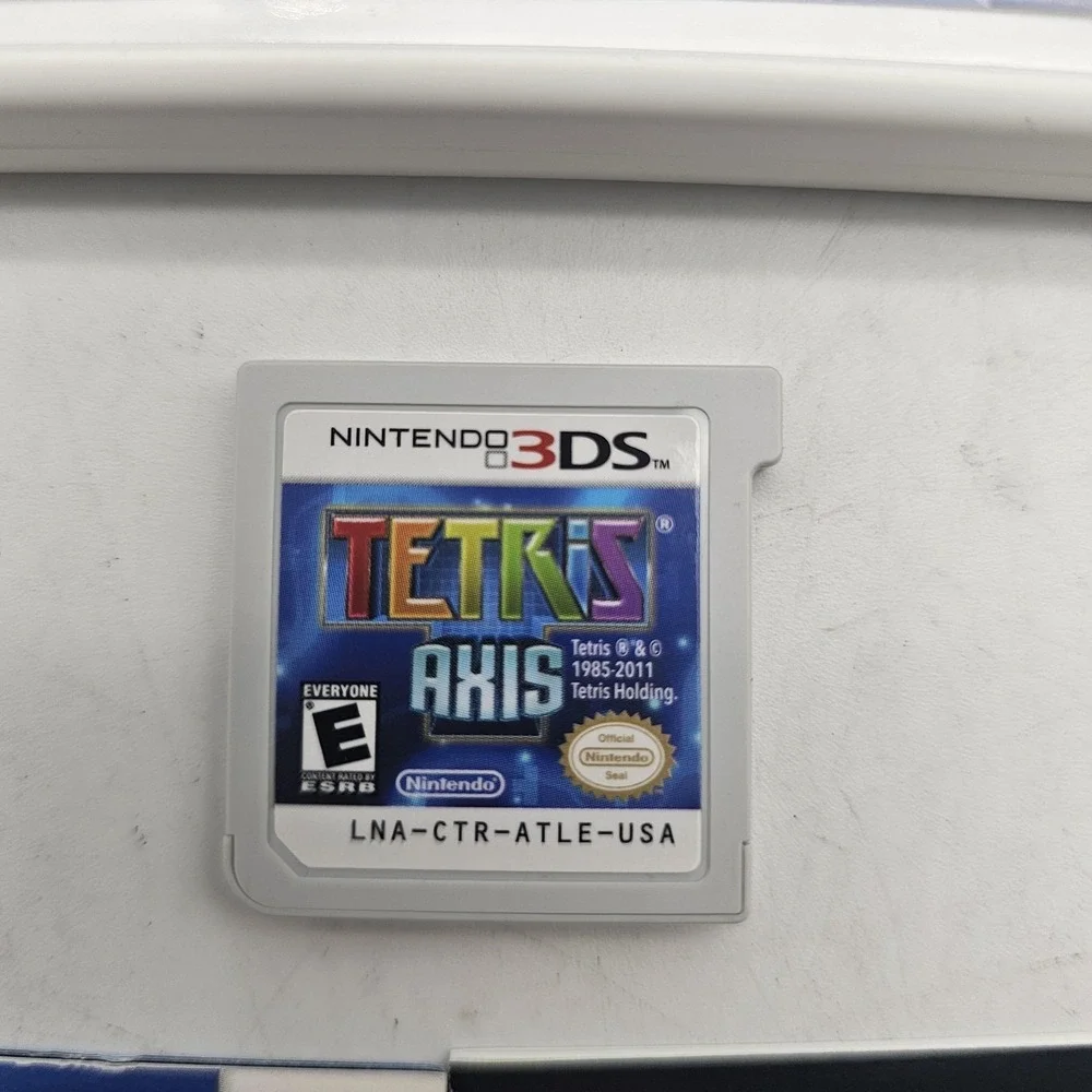 Tetris Axis Nintendo 3DS Complete CIB Puzzle Multiplayer Nintendo NTSC-U/C E
